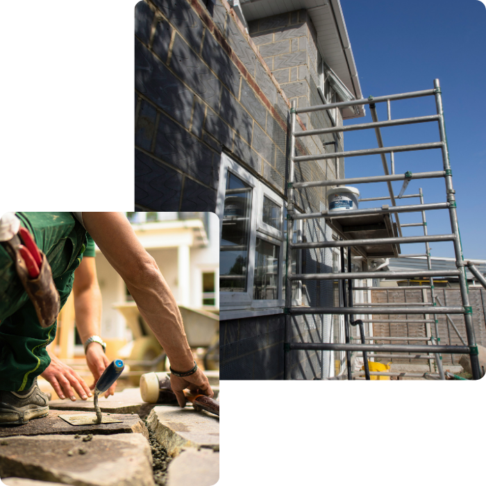 maçon, maçonnerie, extension, annexe, agrandissement, parachèvement, aménagement, travaux