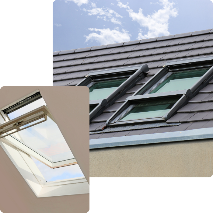 Velux, installation, fenêtres de toit, toiture, ouverture de toit