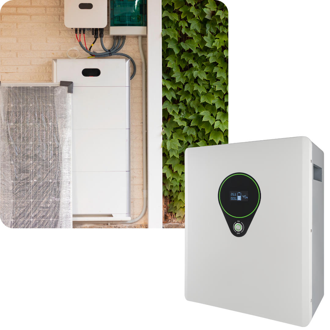 batterie domestique, panneaux photovoltaïques