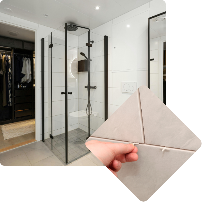 Totaalrenovatie, installeren, ondergrond, nieuwe tegels