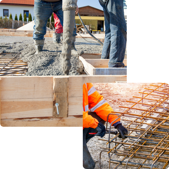 dalle, sols, fondations, construction, bétonnage, coffrage, travaux de sols