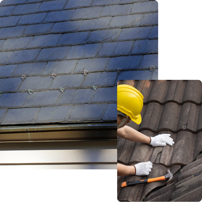 dakwerken, dakwerker, dakconstructie, dak, leisteen, dakpan, dakbedekking