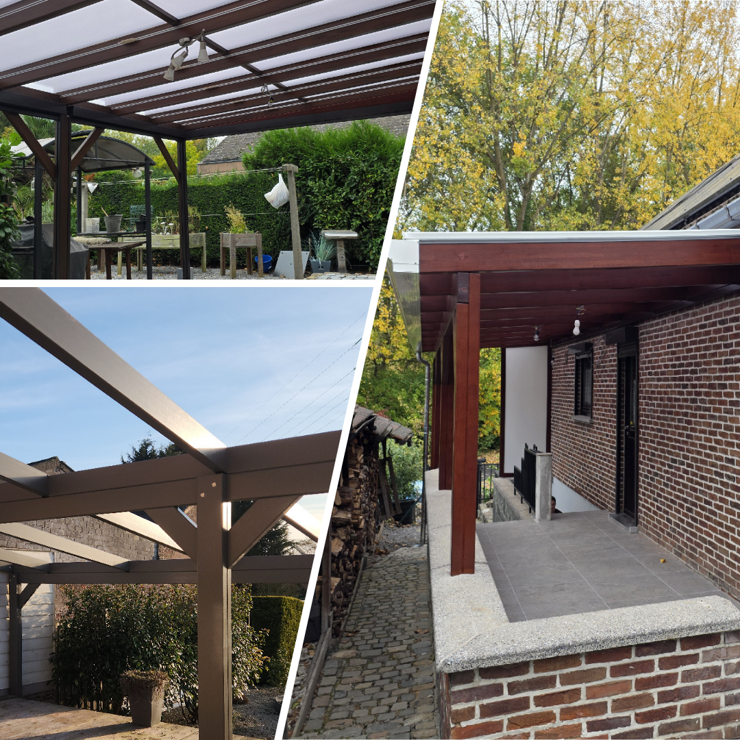 pergolas, structure bois, dimensions, finitions, orientation