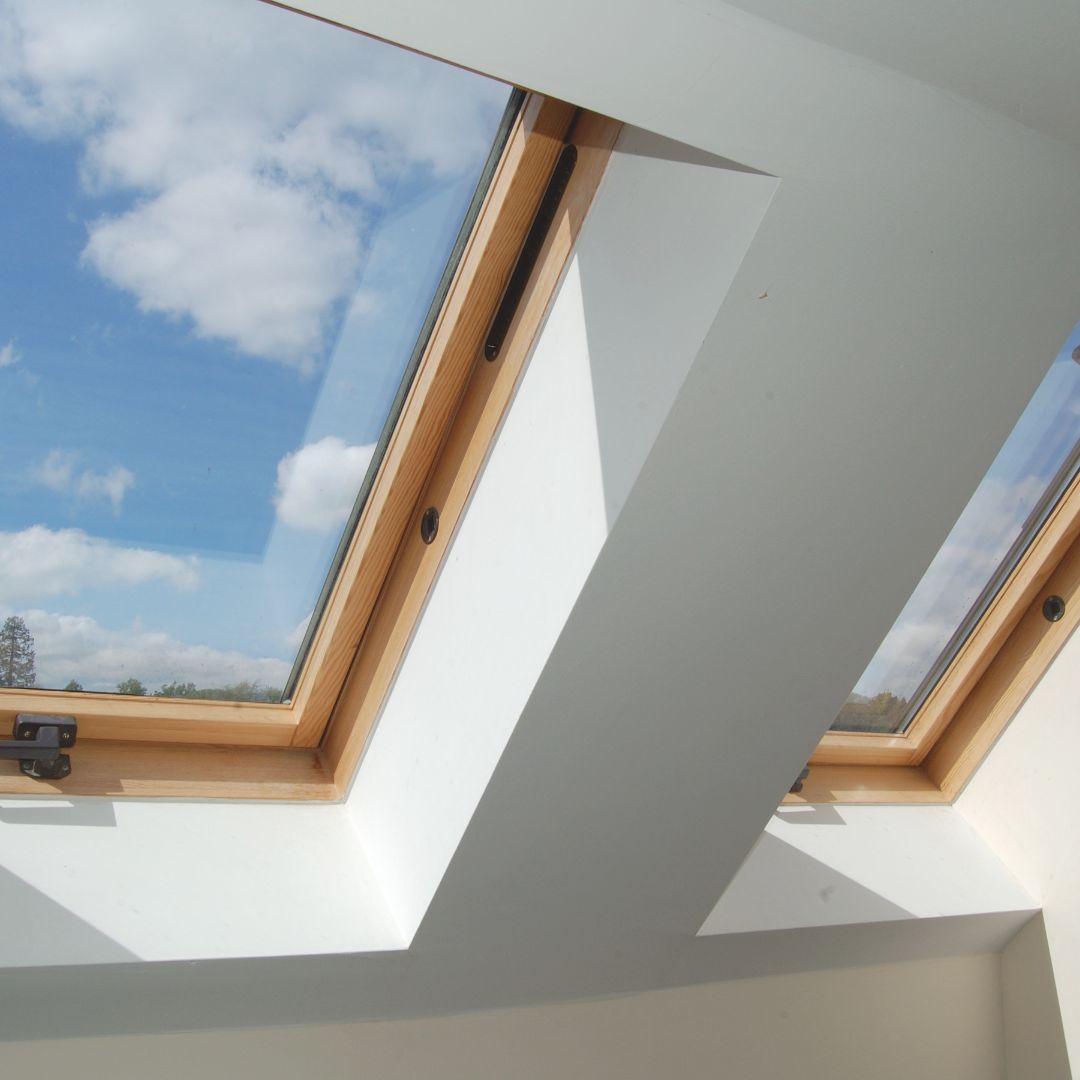 VELUX, humidité, lumineux, fenêtre de toit, source de lumière