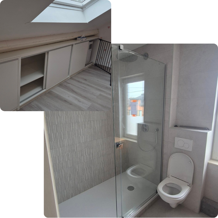 Rénovation, intérieure, extérieure, aménagement intérieur, cloison, plafonnage, enduit, parachèvement, sols, murs, finitions