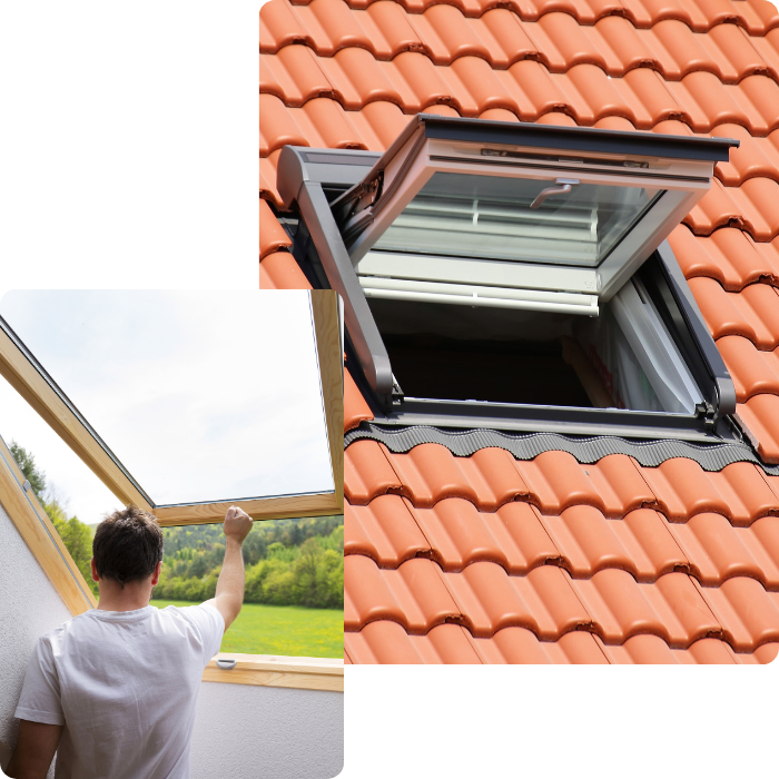 Velux, fenêtre de toit, toitures, couvreur, transformation