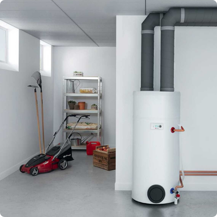 Pompe à chaleur, air, eau, installation, système énergétique, énergie renouvelable