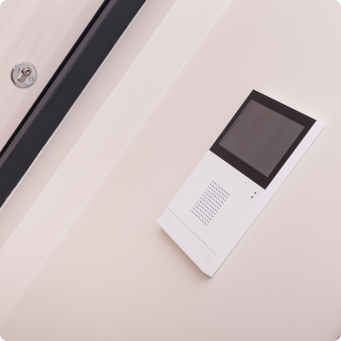 Installation, dispositif, accès, vidéo, électricité, sécurité