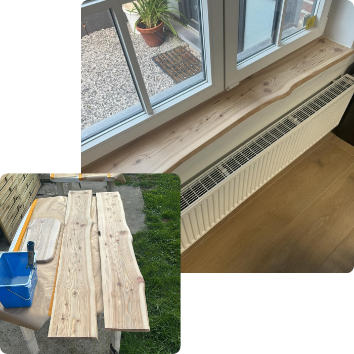 Brocolage, cloisons, rénovation intérieure, remise en état, stores, moustiquaires, 
                   châssis, seuil de fenêtre