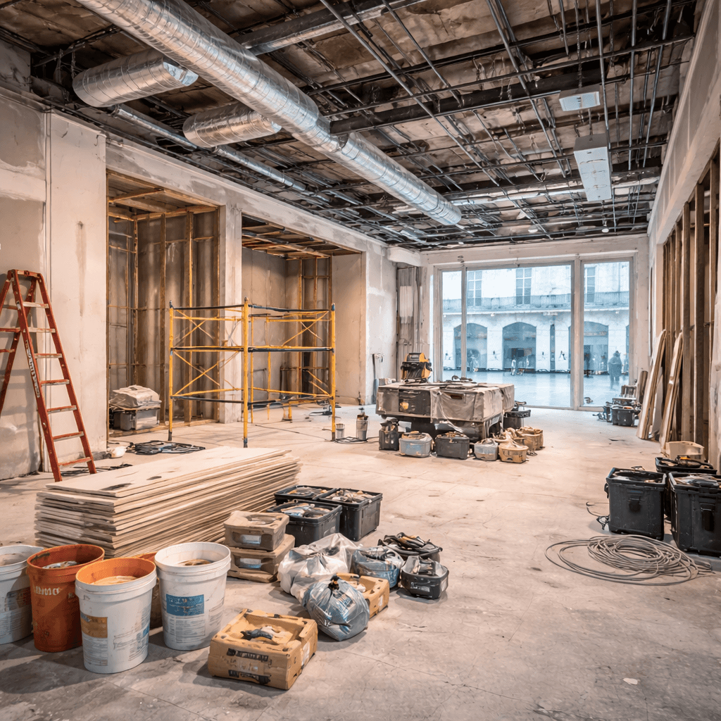 construction générale Pantin tous corps, boutique luxe Prada Montreuil aménagement, rénovation complète Aubervilliers, gros oeuvre Pantin fondations, plafonnage peinture Montreuil finitions, carrelage intérieur Aubervilliers pose, électricité domotique Pantin, chauffage climatisation Montreuil, plomberie sanitaires Aubervilliers luxe, sol résine Pantin commercial, espace commercial Montreuil prestigieux, cloisons Aubervilliers création, éclairage LED Pantin boutique, parquet noble Montreuil pose, chaudière condensation Aubervilliers, moquette épaisse Pantin luxe, pompe chaleur Montreuil installation, rénovation appartement Aubervilliers, cuisine haut gamme Pantin, sécurité alarme Montreuil commerce