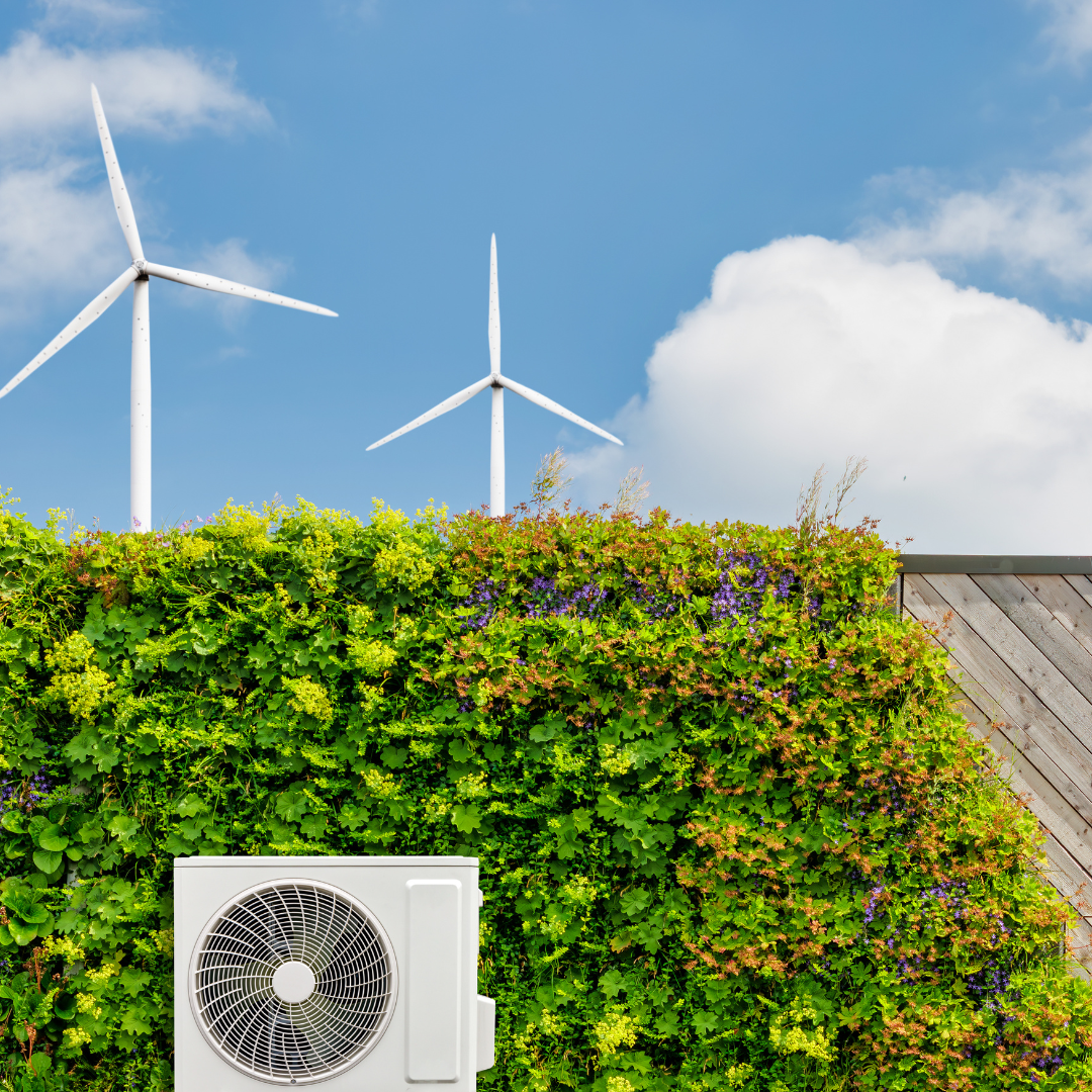Pompe à chaleur, air, eau, installation, système énergétique, énergie renouvelable