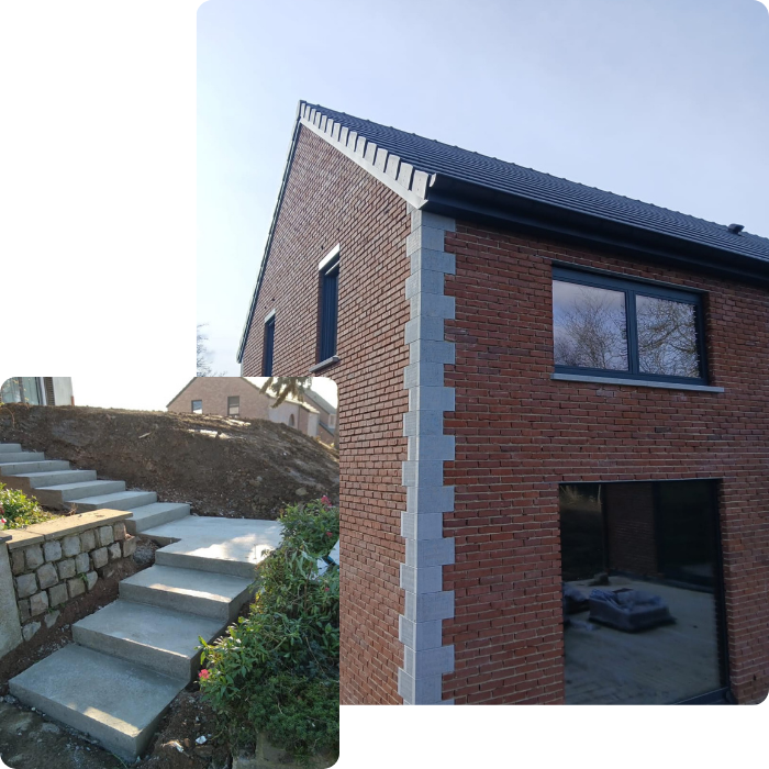 Construction, gros oeuvre, maçon, maçonerie, ouvrage béton, structure, transformation,
                  rénovation, ossature bâtiement