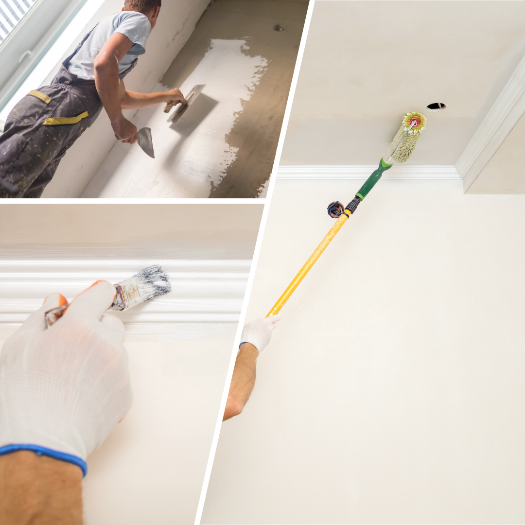 plafonnage, bardages, surfaces lisses, enduits