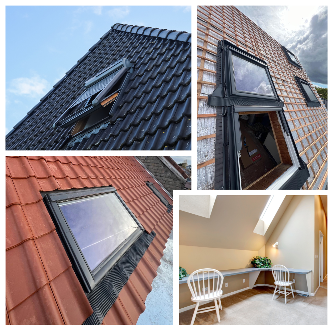 Charpente, Luminosité optimale, Fenêtre, Volets solaires