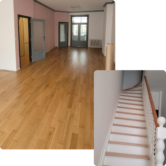 Revêtements de sols, sol en bois, rénovation de parquet, ponçage parquet, vitrification, huile, vernis