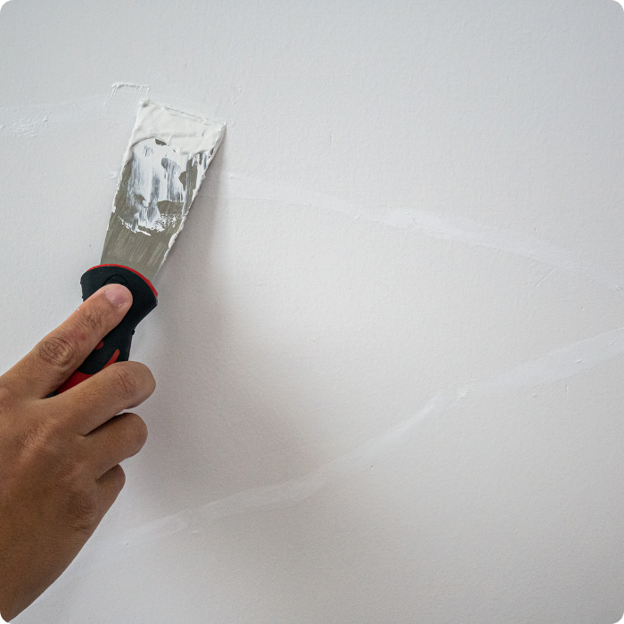 Réparation de fissures, murs abîmés, Nivelles, Beersel, trous, murs