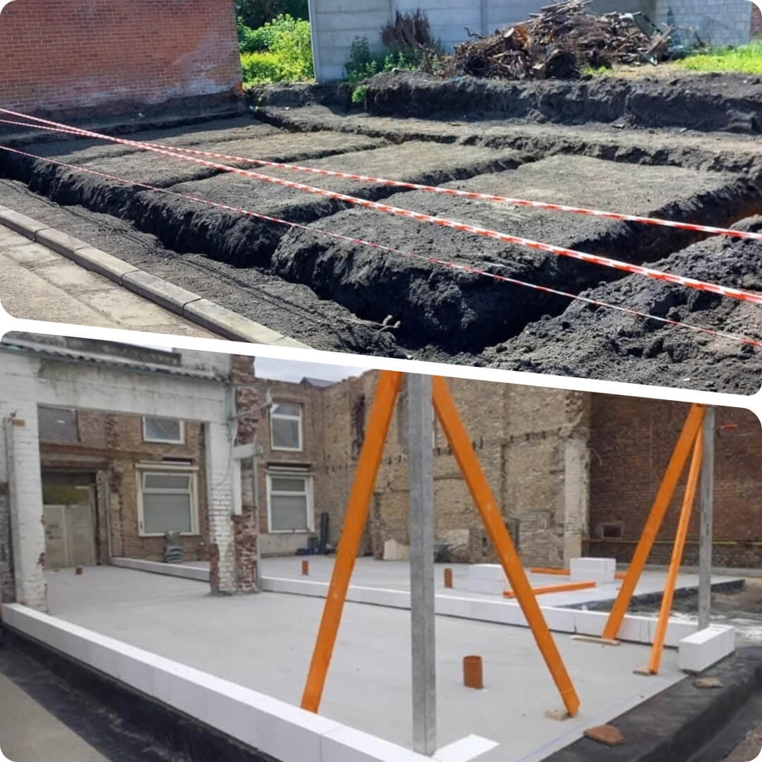 murs porteurs, ouvertures, dallages, soubassements