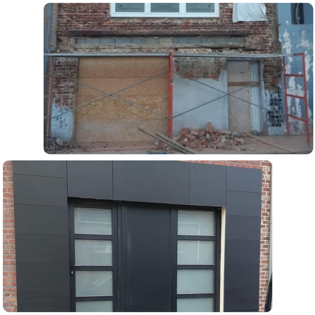 restauration, murs abîmés, Rénovation extérieure, rejointoyage, égouttage