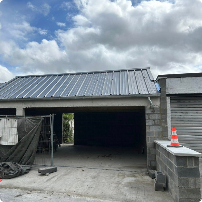 Annexe, fondations, mrs porteurs, terrain,  extension, murs, brique, parpaing