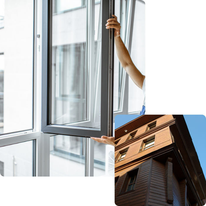 menuiserie, extérieure, châssis, pvc, bois, alu, fenêtres