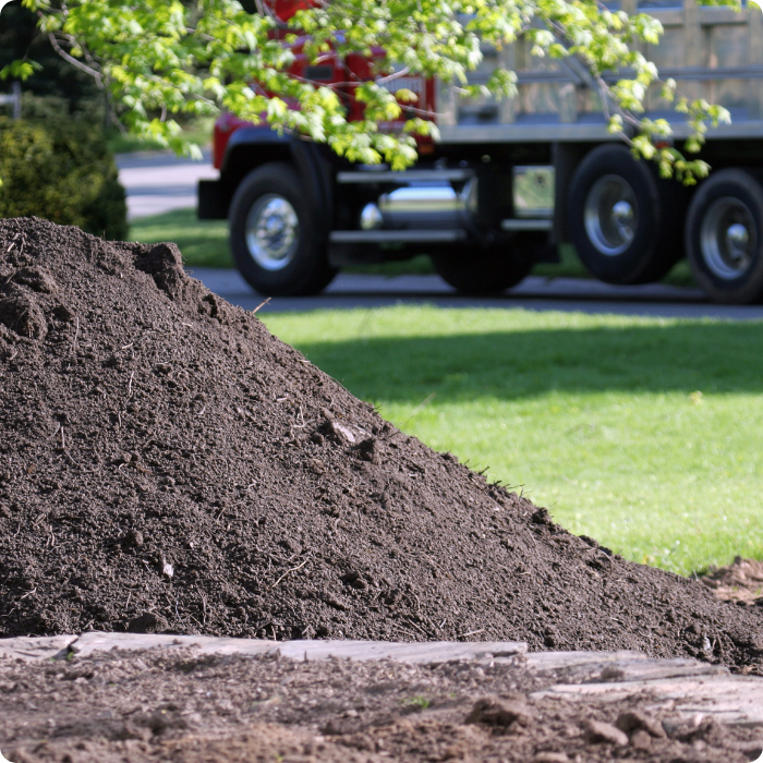 Liveaison terre, terrain, aménagement extérieur, parcs, jardin, espace verts, verdures, végétaux