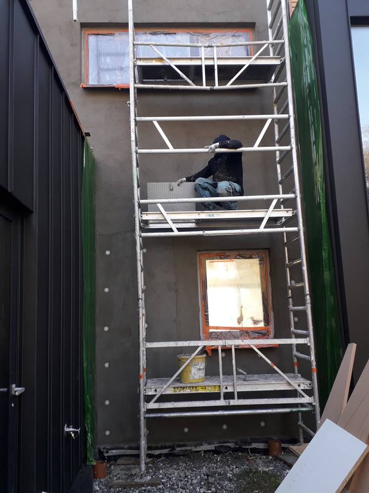 Travaux de façades avant