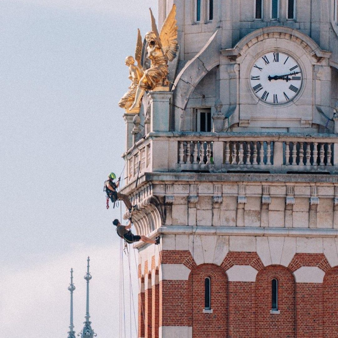 entretien, structures complexes, techniques sur cordes