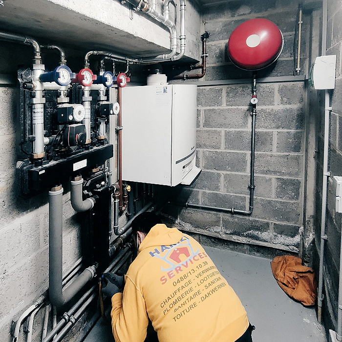 Verwarmingstechnieker, loodgieter, installateur, hersteller, depannage technieker