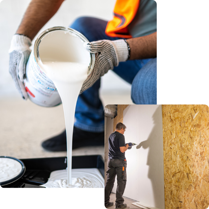 schildersbedrijf, schilder, schilderwerken, schilderwerker, Leopoldsburg, binnen- en buitenschilderwerk, afwerking