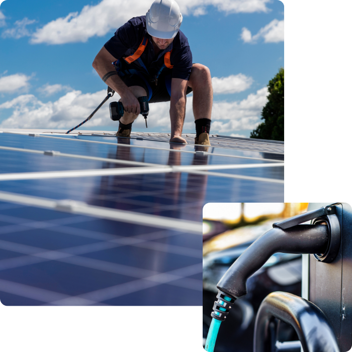 bio-elektriciteit, buitenverlichting, thuisbatterij, laadpaal, zonnepanelen