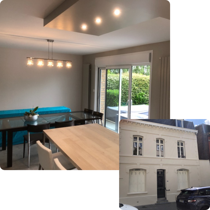 Rénovation, intérieure, Valenciennes, Lille, Cambrai, plaquiste, placo, plâtre, plafonnage, enduit, cloisons, sols, murs, plafonds