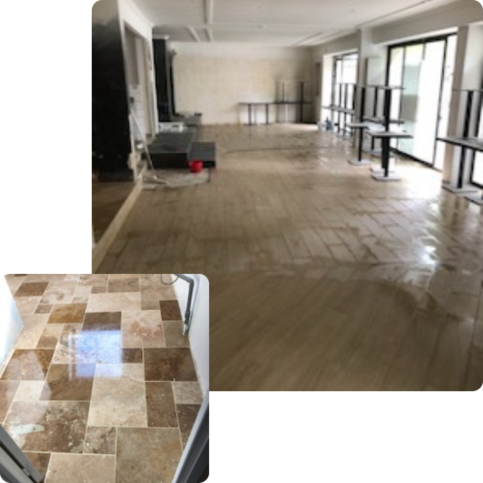 Carrelage, imitation bois, carreaux, pose de carrelage