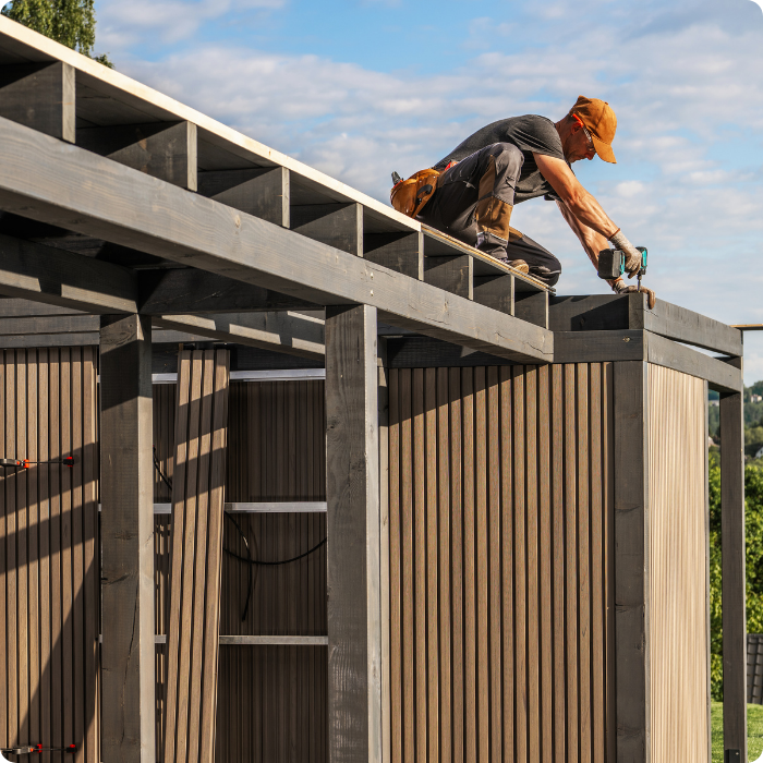 Menuisier, menuiserie, bois, carport, abri de jardin, construction, véranda