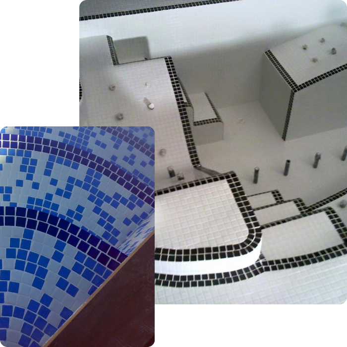 tegels, terras, terrastegels, buitentegels, zwembad, zwembadrand, randtegels, mozaïek, wellness, spa