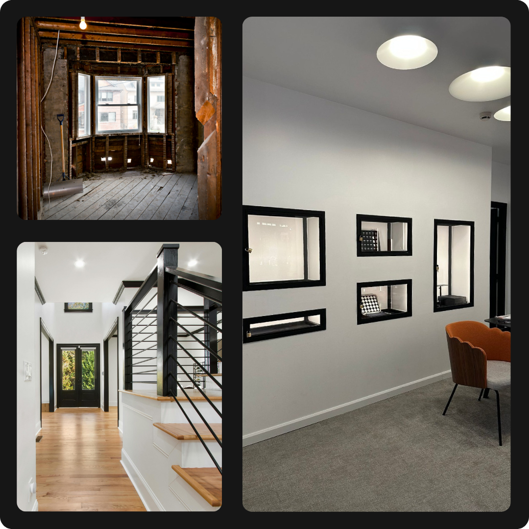 préparations, finitions, rénovation