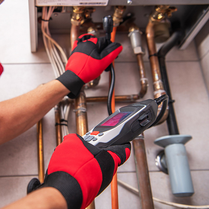 Réparation, entretien, cassé, bouchée, robinets