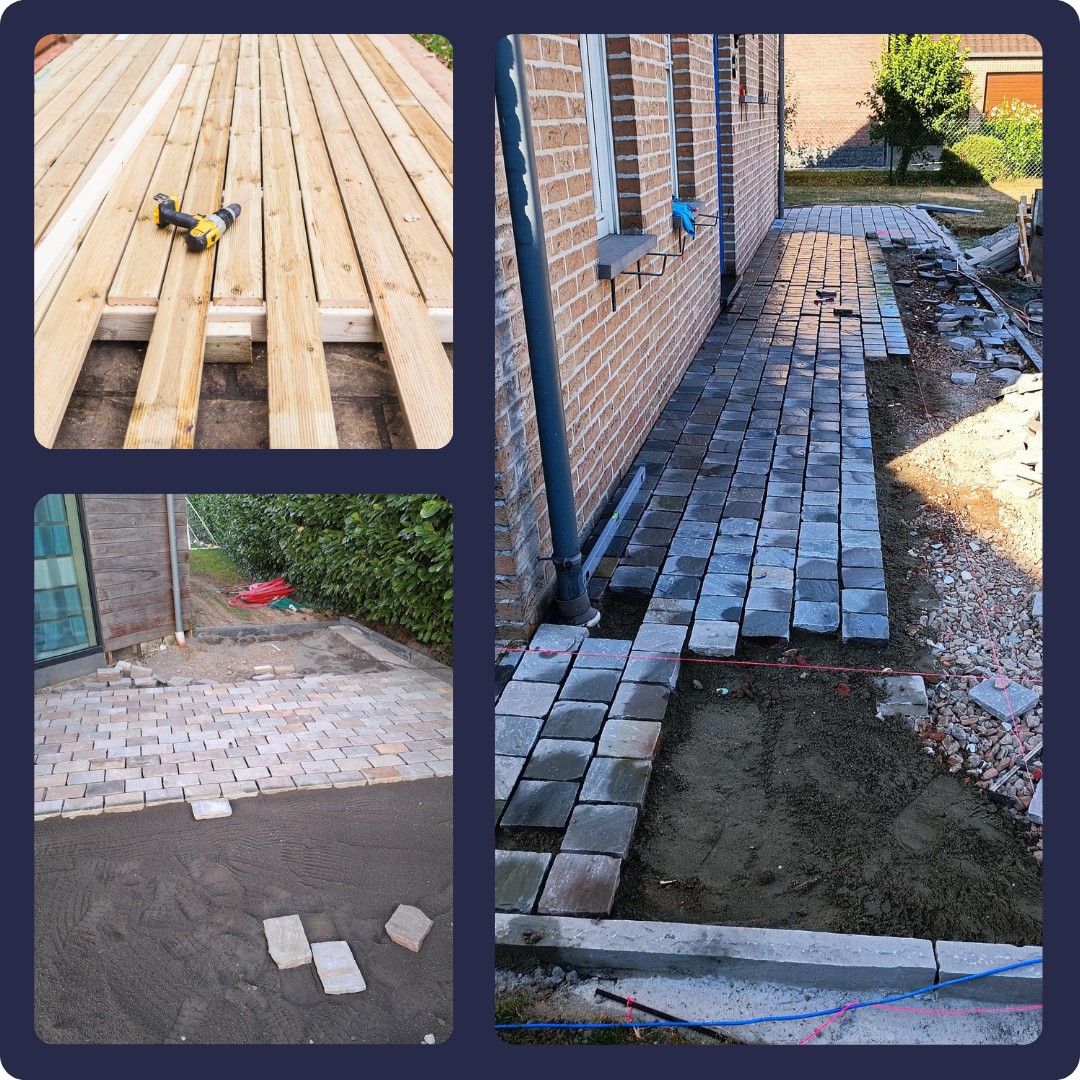 rénovation générale, revêtements de sols, transformation