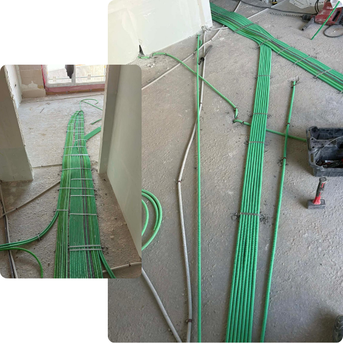 Résidentiel, privé, maison, appartement, domotique, câblages, raccordements