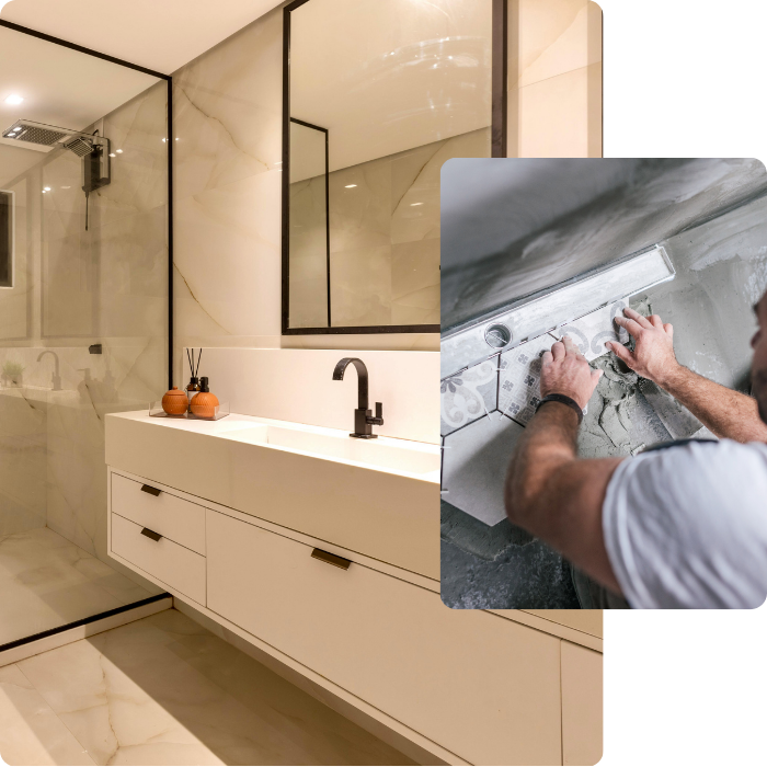 Carrelage, parquet, salle de bain, cuisine, isolation thermique, acoustique