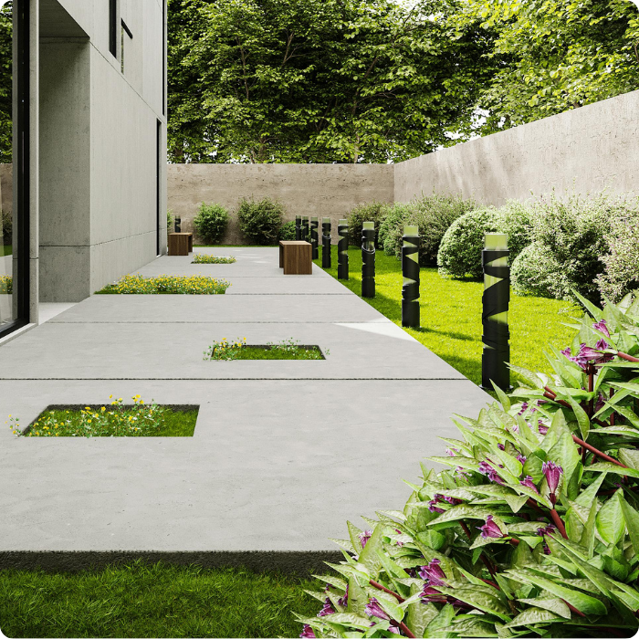 Rénovation extérieure, travaux de rénovation, pelleteuse