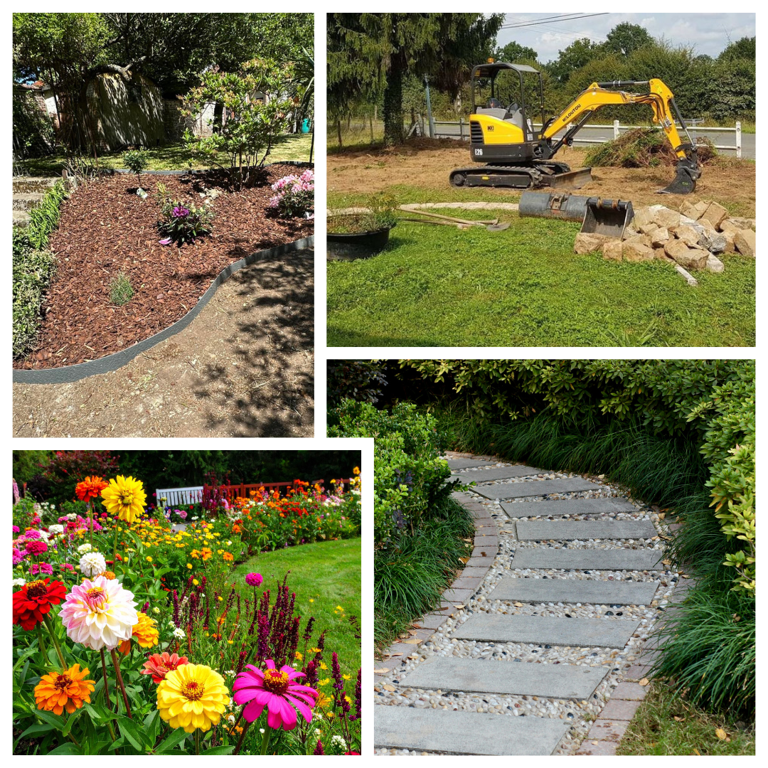 entretien de jardin, aménagement extérieur, pavage, allée