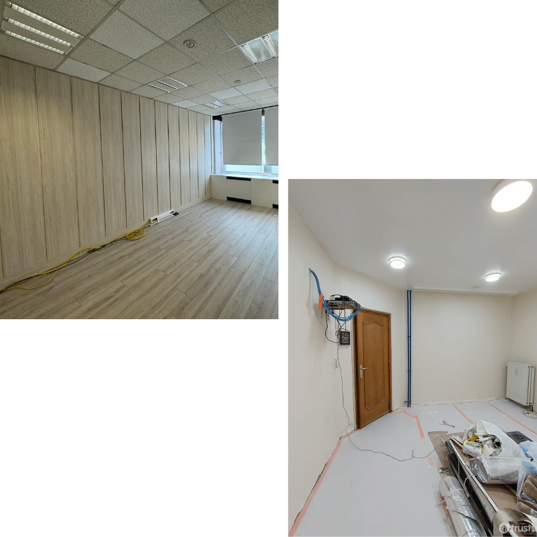 Travaux de rénovation intérieure et aménagement à Wemmel