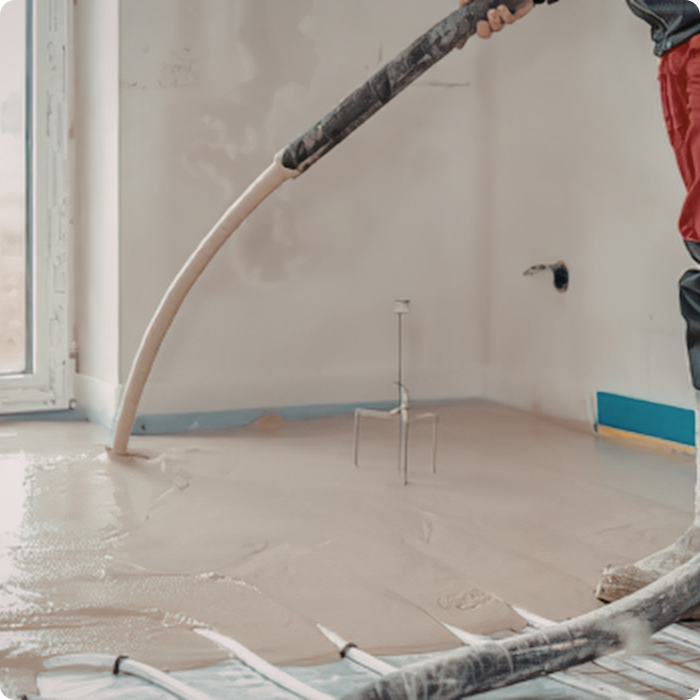 Chape, sols, fondations, construction, stabilisation, sols stables, revêtements de sol