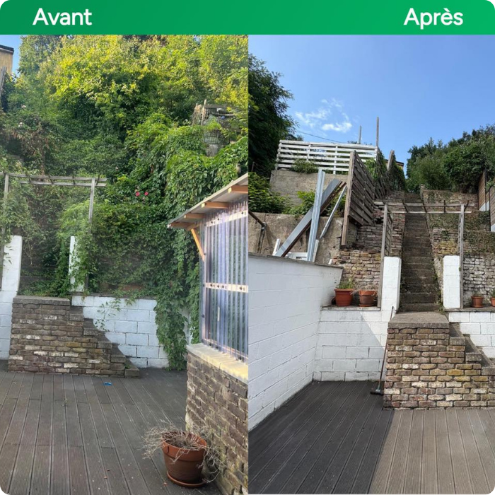 Tonte, pelouse, gazon, extérieur, terrassement, nivellement, aménagement de jardin,
                      clôtures, palissades