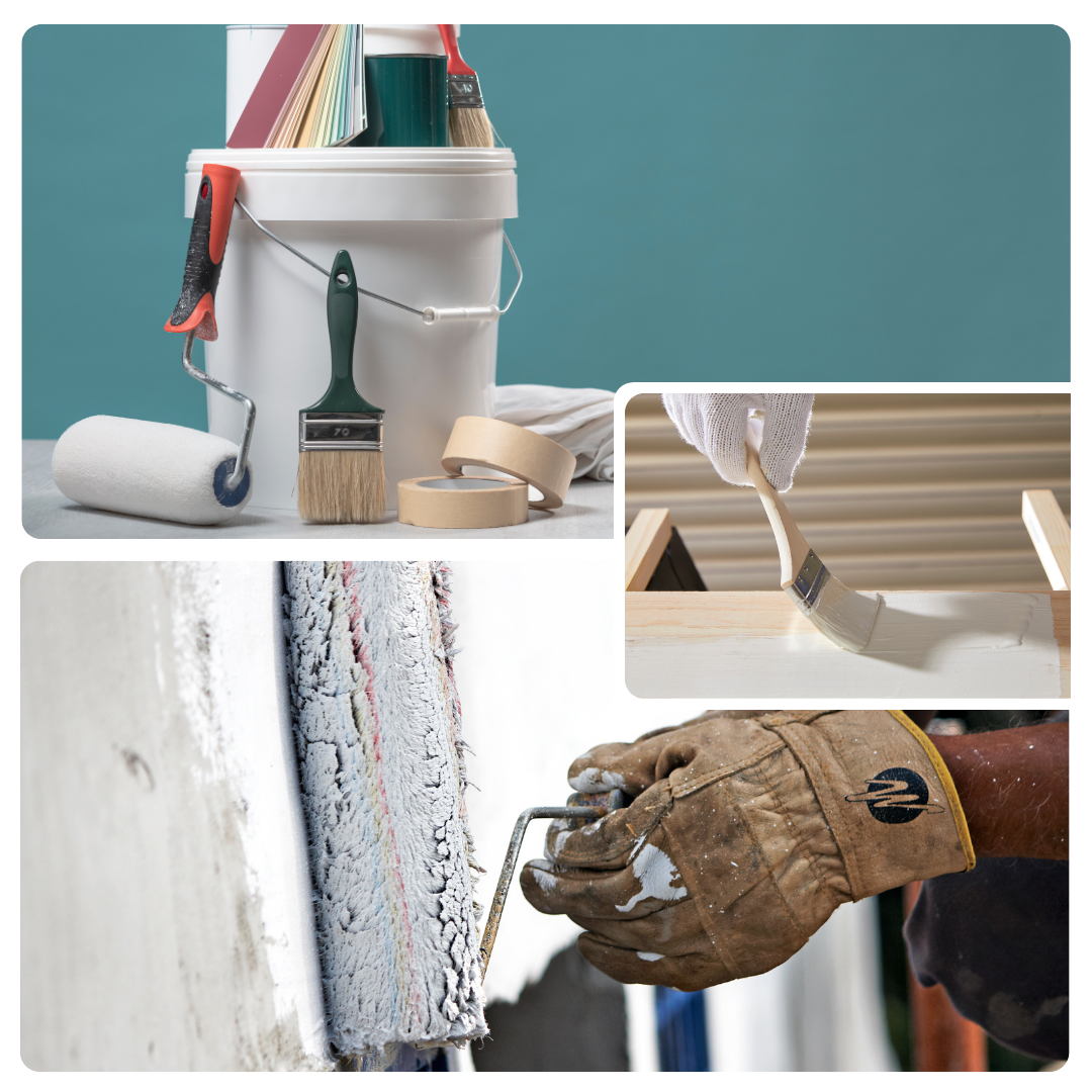 peinture, finitions, intérieur, extérieur