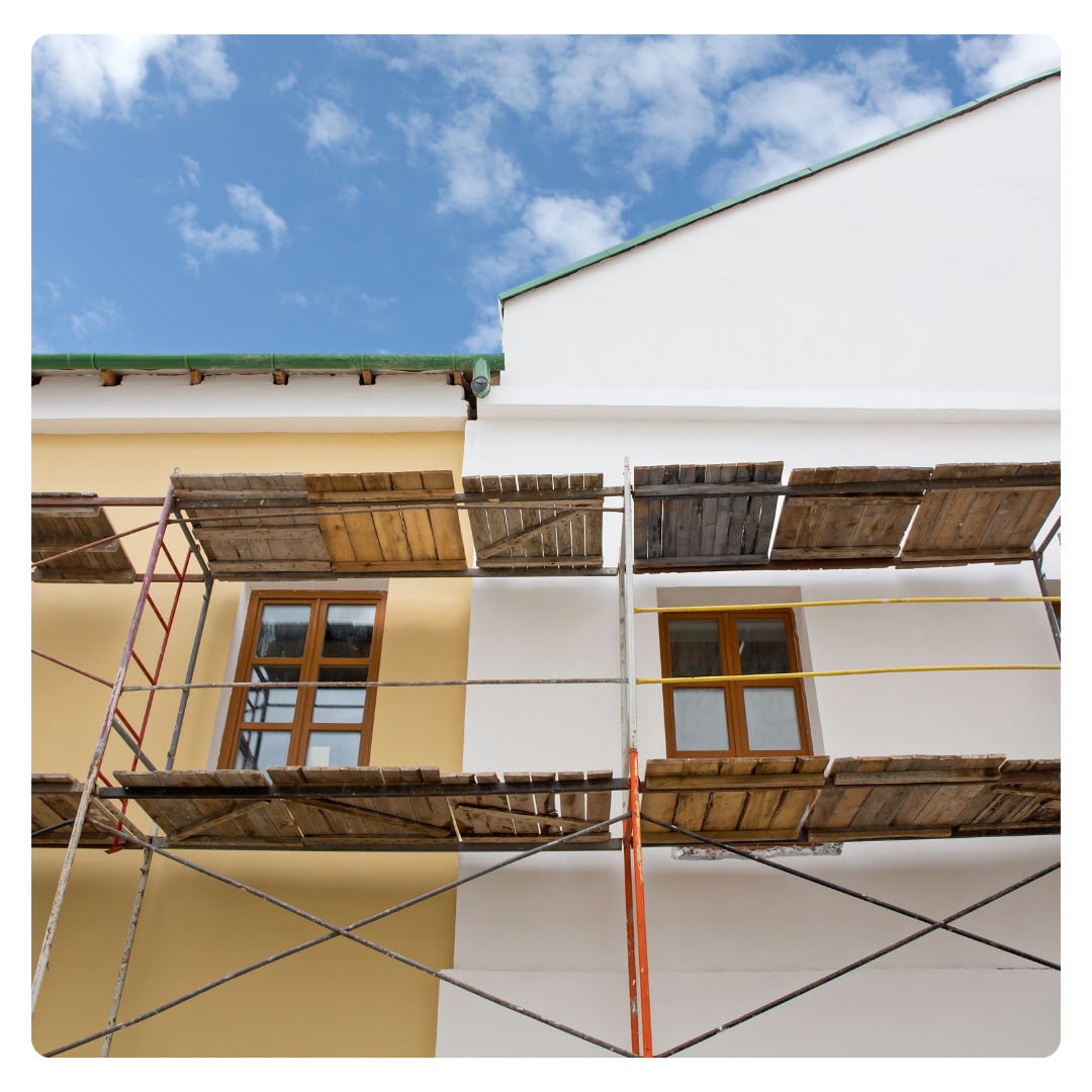 peinture extérieure, murs, façade