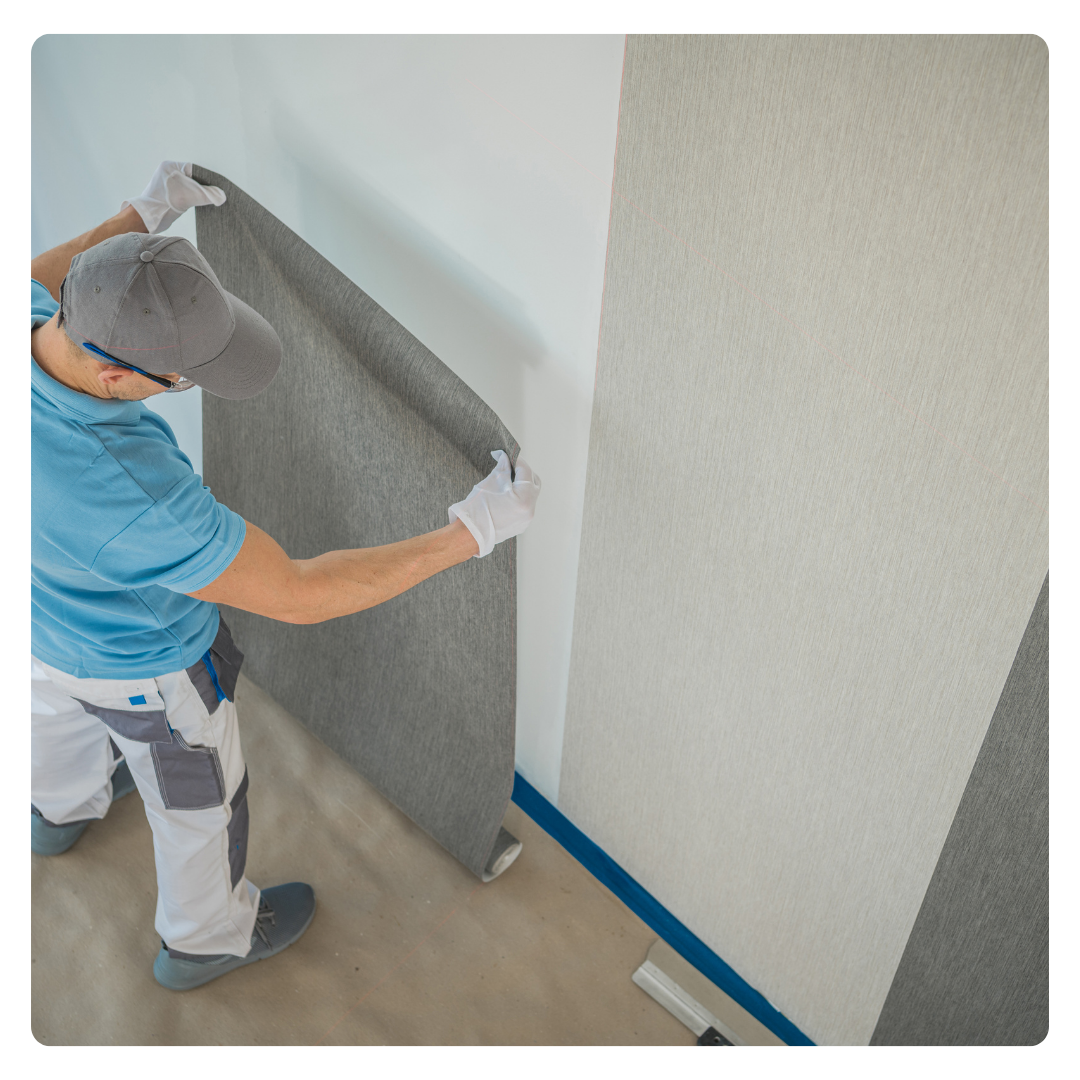 murs, décoration, colle