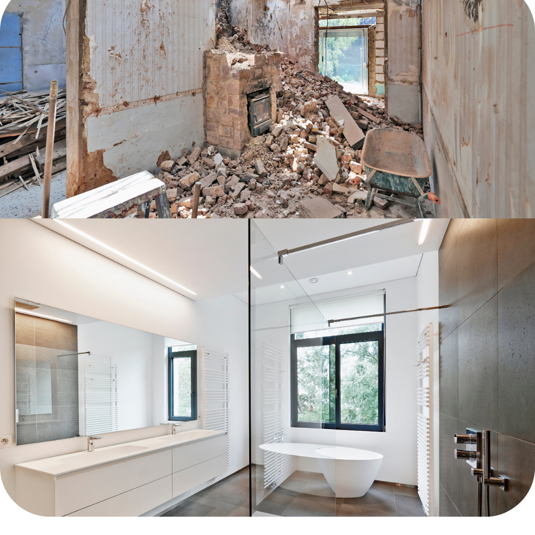 rénovation Bruxelles, entrepreneur général Etterbeek, rénovation intérieure Forest, carrelage Bruxelles, parquet, gyproc, plafonnage, rénovation cuisine Brabant wallon, salle de bain, terrasse, façade, peinture intérieure, cloisons, cimentage sol, rénovation complète Bruxelles, travaux rénovation Brabant flamand, plomberie, sanitaire