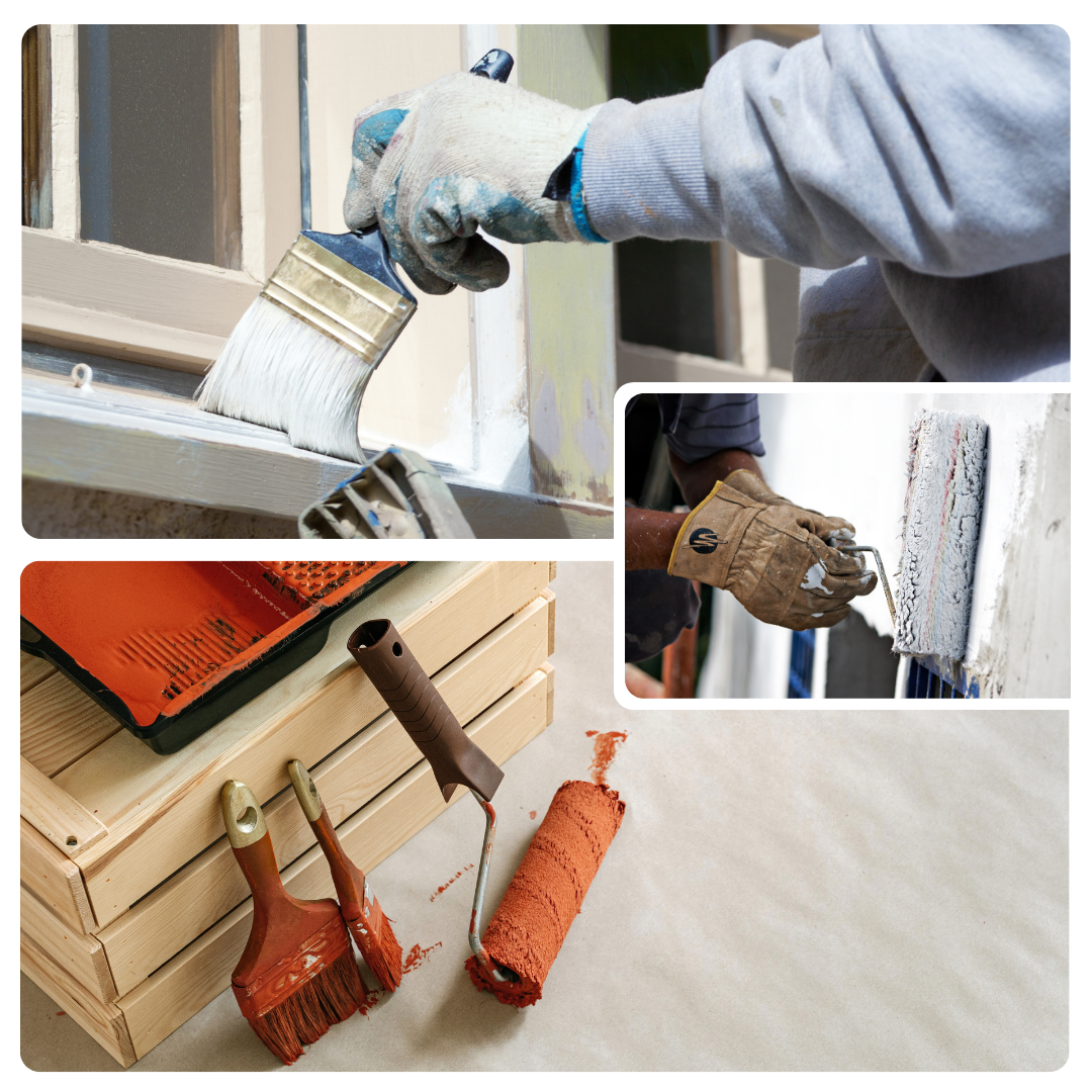 façades, châssis, peinture, intérieur, extérieur 