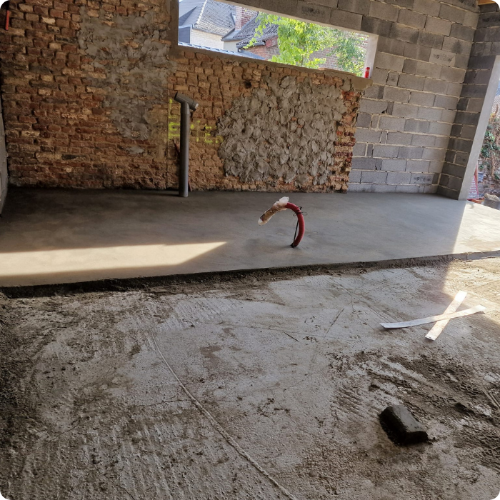 Gros oeuvre, chape, sols, construction, coulage, béton